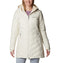 Puffy Columbia Women's Heavenly Long Hooded Jacket Chalk Size L - Brand New