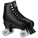 ROLLER DERBY YOUTH ADULT CUSTOM FIT QUAD ROLLER SKATES - SIZE: 7-10 - BLACK - Like New
