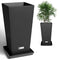 ELEVENS OUTDOOR PLANTER LARGER FLOWER POTS INDOOR V-SHAPE TALL PLANTERS 2PK - Like New