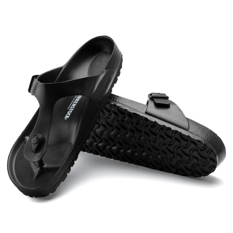 BIRKENSTOCK GIZEH EVA UNISEX SANDALS SIZE 4 MEN'S 6 WOMEN'S - BLACK - Like New