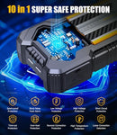 VACASSO CAR JUMP STARTER 5000A BATTERY JUMP STARTER LED LIGHT Z08 - BLACK/YELLOW - Like New