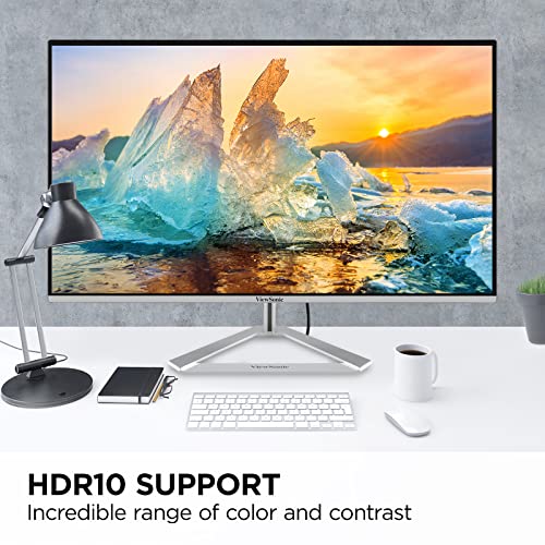 VIEWSONIC 27" 4K UHD IPS Monitor 65W USB HDR10 Content Support VS19281 - Like New