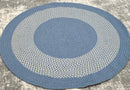 COLONIAL MILLS 9X9 ROUND RUG - GRANO BLUE - Like New
