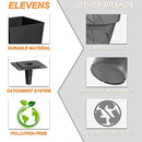 ELEVENS OUTDOOR PLANTER LARGER FLOWER POTS INDOOR V-SHAPE TALL PLANTERS 2PK - Like New