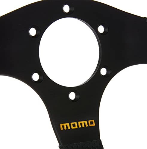 MOMO TEA30BK0B TEAM 300 MM LEATHER STEERING WHEEL - BLACK - Like New