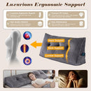 Activance Large Triangular Headboard Wedge Bed Rest Reading Pillow Positioning - Brand New