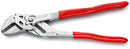 KNIPEX WKP8603250 HEAVY DUTY FORGED STEEL 10 IN. PLIERS WRENCH NICKEL - RED Like New