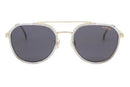 CARRERA AVIATOR SUNGLASSES - CLEAR GRAY/GOLD FRAME, GRAY LENSES, 55-20-145 - Like New