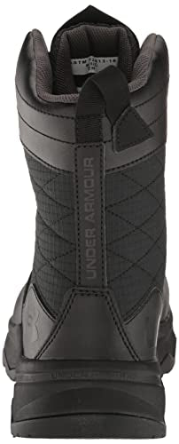 UNDER ARMOUR MEN'S STELLAR G2 PROTECT MILITARY BOOT BLACK/BLACK/PITCH GRAY 10.5 - Like New