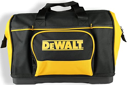 DEWALT LARGE HEAVY DUTY TOOL BAG 16” X 12" X 10" N712935 - BLACK/YELLOW - Like New