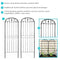 Sunnydaze 32" Traditional Decorative Outdoor Trellis, Set of 2, 784 - Black - Like New