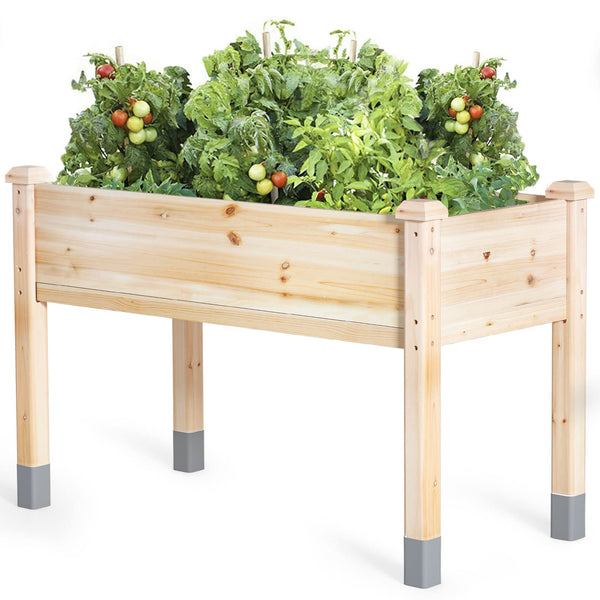 MIXC WOODEN RAISED GARDEN BED WITH LEGS, 48”L X 24”W, ELEVATED - Scratch & Dent