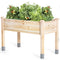 MIXC WOODEN RAISED GARDEN BED WITH LEGS, 48”L X 24”W, ELEVATED - Scratch & Dent