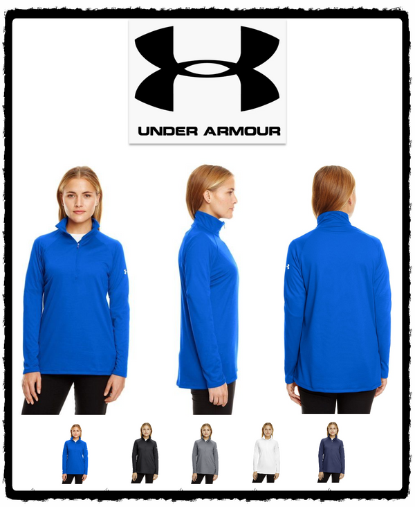 Under Armour 1300132 Ladies' Tech Quarter-Zip Pullover - Brand New