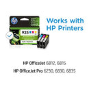HP STORE HP 935 CYAN MAGENTA YELLOW INK CARTRIDGES 3-PACK WORKS WITH 6810 - Brand New