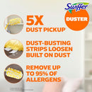 SWIFFER HEAVY DUTY EXTENDABLE HANDLE DUSTING KIT 1-HANDLE 3-DUSTERS WHITE/YELLOW - Like New