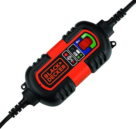 BLACK+DECKER BM3B Fully Automatic 6V/12V Battery Charger/Maintainer BLACK/ORANGE - Like New