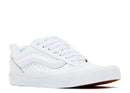 VANS KNU SKOOL LEATHER TRUE WHITE SIZE: MEN 8 WOMEN 9.5 - WHITE - Like New