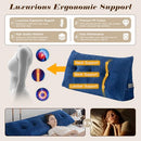 Activance Large Triangular Headboard Wedge Bed Rest Reading Pillow Backrest - Brand New