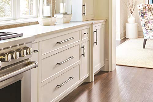 AMEROCK LONDON COLLECTION 2-1/2 IN. (64MM) KNOB - POLISHED NICKEL BLACK CHROME - Like New