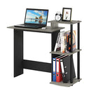FURINNO EFFICIENT HOME LAPTOP NOTEBOOK COMPUTER DESK FRENCH OAK GRAY/BLACK - Like New