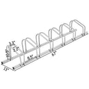 Houseware 6 Bicycle Floor Parking Adjustable Storage Stand Bike Rack B07TKHKPVL - Brand New
