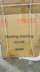 ERIVESS PORTABLE TWIN TUB WASHING MACHINE 13LB CAPACITY DRAIN PUMP - BLACK WHITE - Like New
