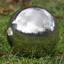 Whole House Worlds Crosby Street Stainless Steel Gazing Ball 13 3/4 Inches - NEW - Brand New