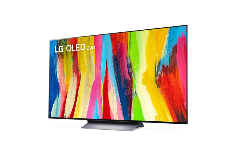 LG 55" OLEDC2 4K UHD AI ThinQ Smart TV OLED55C2AUA - Dark Silver Like New