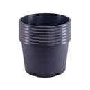 Acdeyaca 4.3 Gallon Large Plastic Pots,7pcs B09N1D58R4 -Black - Brand New