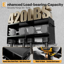 SPAMPUR POWER TOOL ORGANIZER WALL MOUNT WITH 6 CORDLESS DRILL HOLDER - BLACK - Brand New