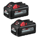 MILWAUKEE M18 REDLITHIUM HIGH OUTPUT XC 6.0AH BATTERY PACK 2PK 48-11-1862 -BLACK - Like New