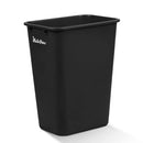 PLASTIC PRINCE 10 GALLON TRASH CAN BLACK WASTE BASKET FOR BATHROOM KITCHEN - Like New