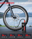 ANESON TIRE INFLATOR PORTABLE AIR COMPRESSOR 150PSI BATTERY CZK-DC04 - BLACK - Like New