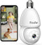 Fexfor 2.4G/5G 1080P Light Bulb Security Cameras Wireless Outdoor ZY-C1 - White Like New