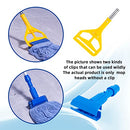 (3 Pack) Mop Head Replacement, Cotton Looped End String, Robot Mop Heads - Blu - Brand New