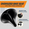 BIKEROO WIDE CRUISER SADDLE COMFORT SEAT FITS INDOOR OUTDOOR BICYCLES - BLACK - Like New