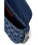 COACH BROOK CHAIN BAG IN SIGNATURE DENIM, LH/DEEP BLUE MULTI - Brand New