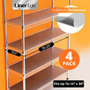 4 Pack Shelf Liner for 14" x 36" Wire Shelves B09GQLXNCP - New - Brand New