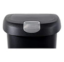 Hefty Lockable Step On Trash Can, 12 Gallon, 2/Pack HFTCOM225807545 - Black - Brand New