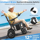POWET ELECTRIC WHEELCHAIRS 350 LBS 1 BATTERY - BLACK/BLUE/GRAY - Like New
