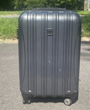 DELSEY PARIS HELIUM AERO HARDSIDE EXPANDABLE LUGGAGE 8 SPINNER WHEELS - TITANIUM - Like New