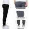GALAXY BY HARVIC MEN'S SLIM FIT JOGGER PANTS - SIZE: MEN L - BLACK - Brand New