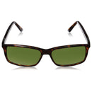 TAG Heuer Legend Rectangular 58mm Sunglasses - Tortoise Brown Frame/Green Lens - Like New