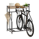 Petiture 3 Bicycle racks with storage, garage storage management, metal (Black) - Like New