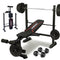 Foldable Weight Bench Set for Home Gym, Incline Decline Bench MA005782R - BLACK - Like New