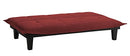 DHP Lodge Convertible Futon Couch Bed with Microfiber Upholstery and Wood Legs - Like New