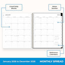 Blue Sky 2026 Monthly Planner Calendar January 2026 - December 2026 8" x 10" - Brand New