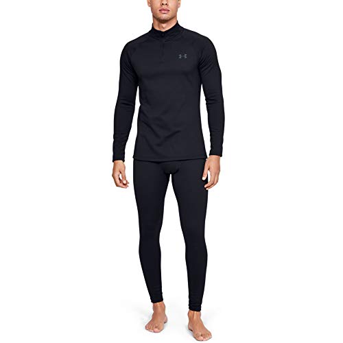1343242 Under Armour Men's Packaged Base 4.0 1/4 Zip Black XL - Like New