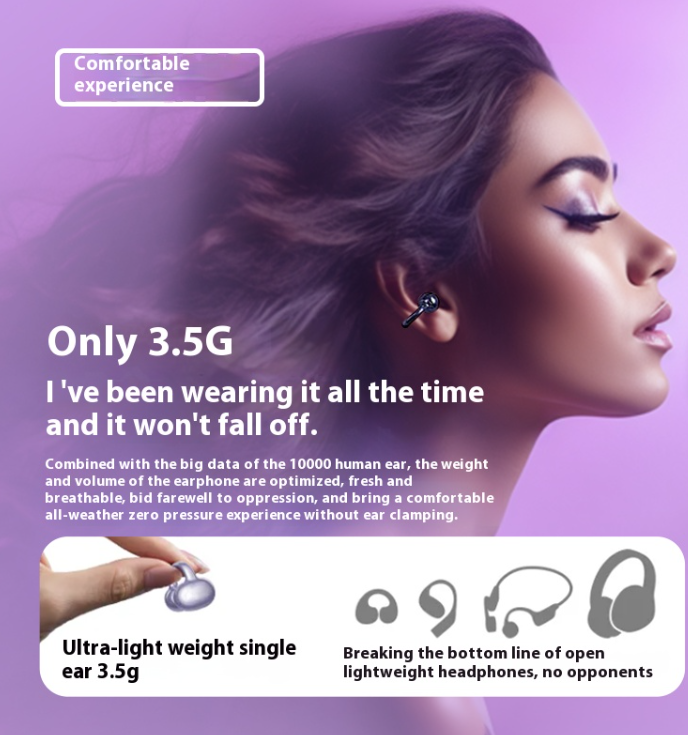 GENERIC TRUE WIRELESS VT-J10 TRUE WIRELESS STEREO HEADSET - GRAY - Like New